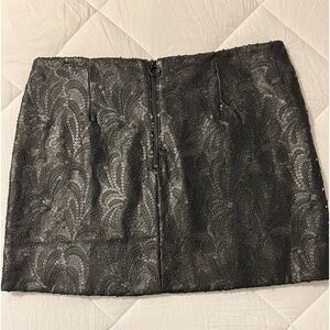 Very very cute leather skirt with black sequins size 31/L
